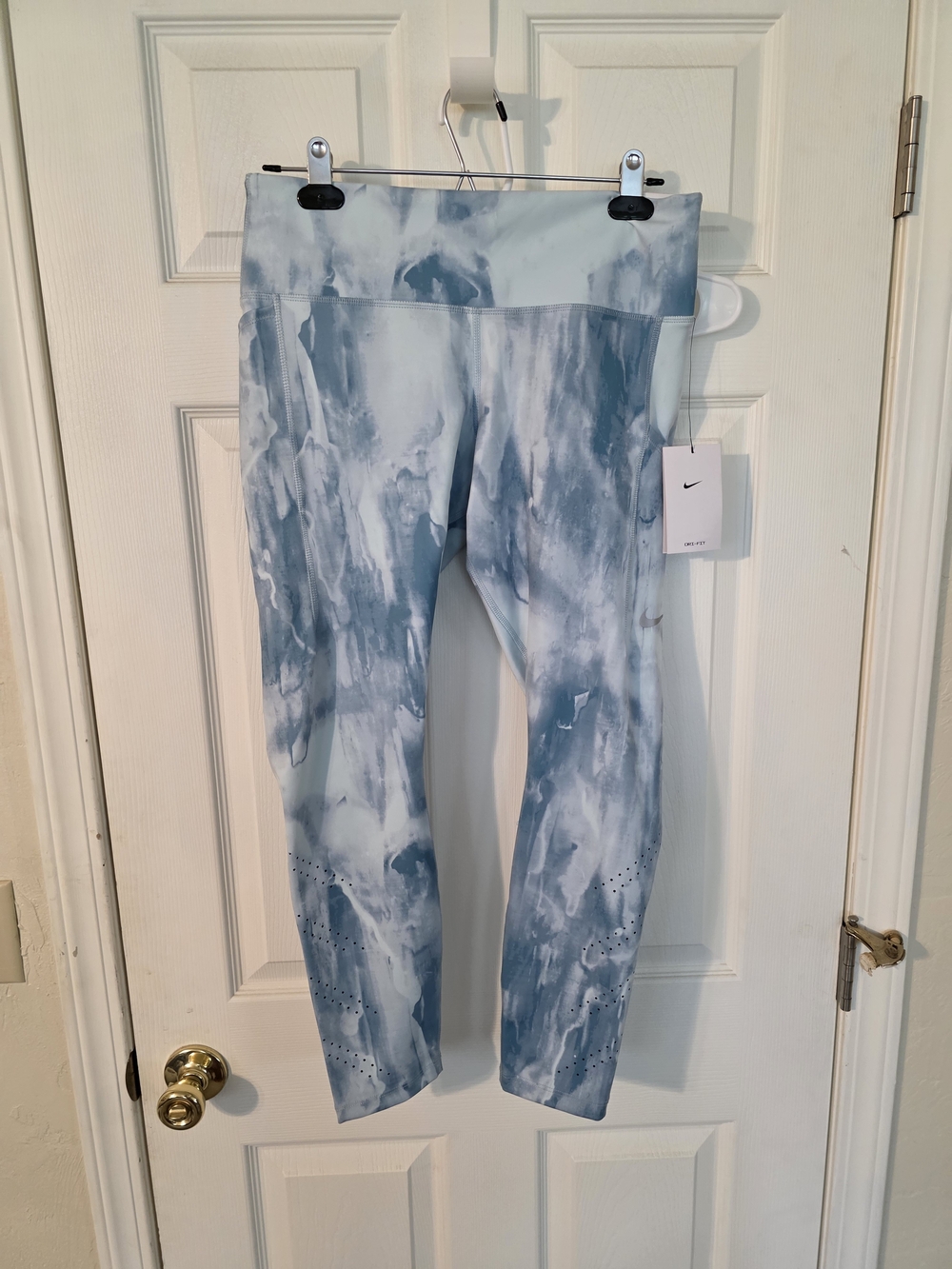 Nike Blue Gray Marble Leggings